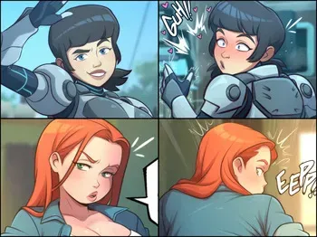 Invincible girls (Semidraws) manga cover