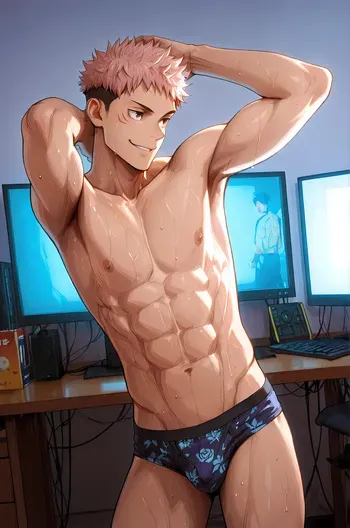 My Yaoi Digital Artwork Part 4 - Jujutsu Kaisen Special (Mostly Yuji Itadori Images) [AI Generated] manga cover