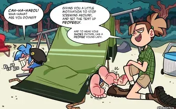 [Yourhardnerdcollector] Camping ft. Alex and Carol manga cover