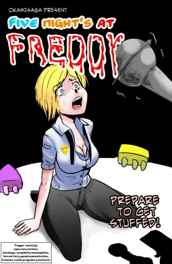 [Okamisaga] A Night At Freddy Jizzbear (Five Nights At Freddy's) [English] manga cover
