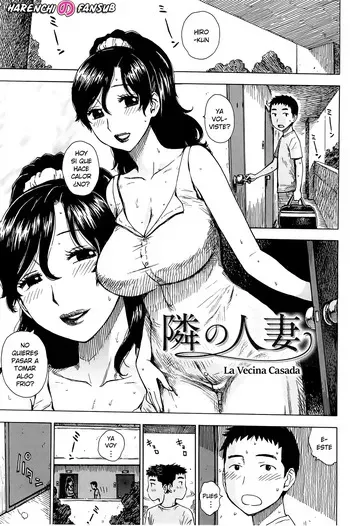 [Karma Tatsurou] Tonari no Hitodzuma | La vecina casada (In Mama) [Spanish] [Harenchi no Fansub] manga cover