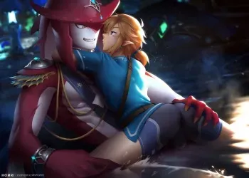 [homri] Link and Sidon Prince manga cover