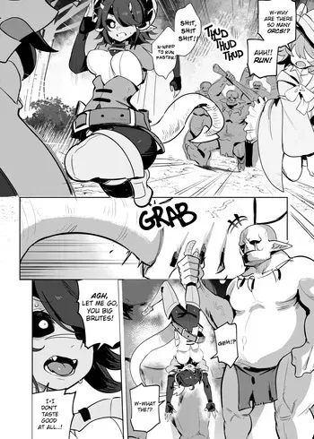 [Onigashima (Onigensou)] Zafira vs Orcs! Who will win? 💢[English] [Uncensored] manga cover