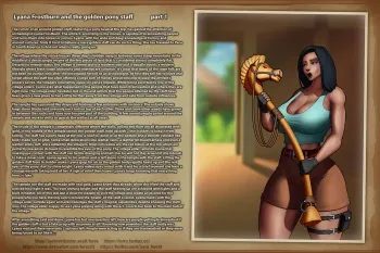 Lyana Frostburn and the golden pony staff - uncensored - complete manga cover