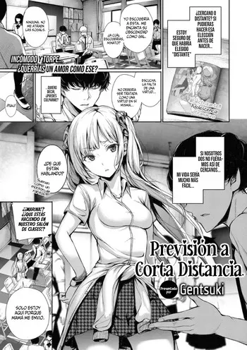 [Gentsuki] Kinkyori Chuui Yohou || Previsión a Corta Distancia (COMIC BAVEL 2017-12) [Spanish] [SSR Translations] [Anime no Mansebia] [Digital] manga cover