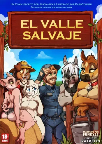 [Kabier] El Valle Salvaje | Bareback Valley [Unfinished] (Spanish) [Funky21] manga cover
