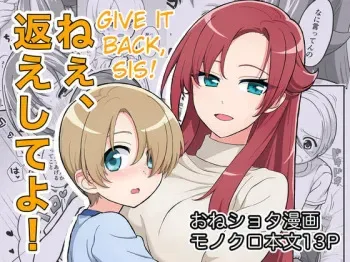 Nee, Kaeshite yo! | Give it back, sis! manga cover