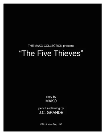 The Mako Collection -The Five Thieves- manga cover
