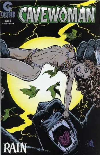 Cavewoman - Rain 04 manga cover