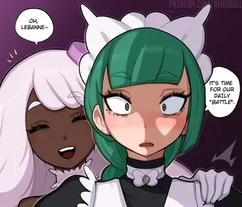 [Afrobull] Jacinthe vs. Lebanne (Pokemon Legends: Z-A) manga cover