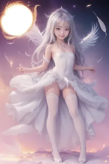 [AI Generated] 'by dks123456879' - angel corruption demon- manga cover