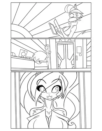 [JollyJack] Chloe & Persephone Art Progression manga cover