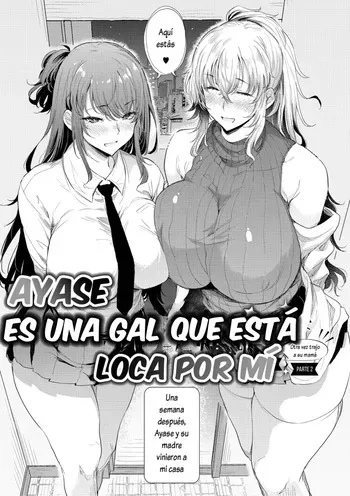 Nusmusbim] Ayase Gyaru wa Boku ni Muchuu - Okaasan mo Maze nasaiyo - Chuuhen (Love wa Gal kara Hajimaru Unmei) [Spanish] [Lovely Diablesse Scan] [Digital] manga cover