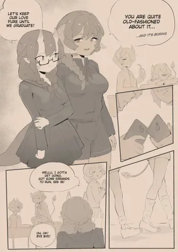 Perverted futanari secretly pushed her virgin girlfriend into 'compensated dating' and got her addicted to it! manga cover