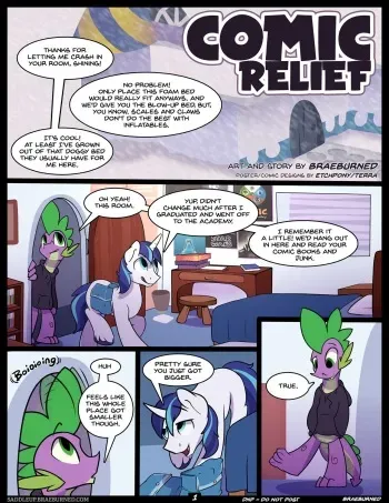 [Braeburned] Comic Relief (My Little Pony Friendship Is Magic) manga cover