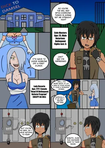 [TheSmuttyBandit] Dick to Damsel manga cover