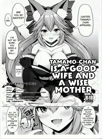 Tamamo-chan wa ryōsaikenbodesu mono | Tamamo-chan is a Good Wife and a Wise Mother manga cover