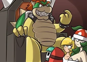 [DankoDeadZone] Help your King (Super Mario Brothers) manga cover