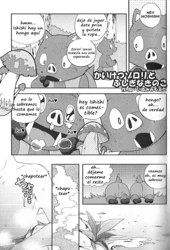 (C84) [Dogear (Inumimi Moeta)] Zorori el Extraordinario y El Hongo Misterioso (Kaiketsu Zorori) [Spanish] [Haoru] manga cover