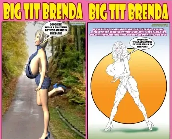 (smudge) Big tit Brenda 3D manga cover