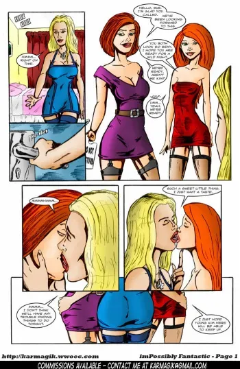[Karmagik] imPossibly Fantastic (Kim Possible, Fantastic Four) manga cover