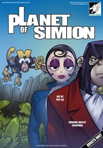 [Locofuria] Planet of Simion (Dexter's Laboratory/Dial M for Monkey) manga cover