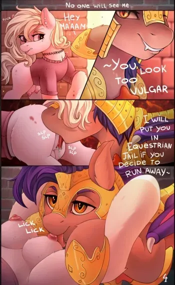 Hot guard (My little pony) manga cover