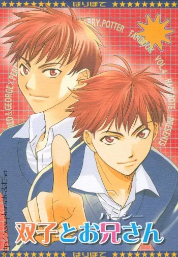 [Haribote (Ren Hotaka)] Futago to Onii-san (Harry Potter) manga cover