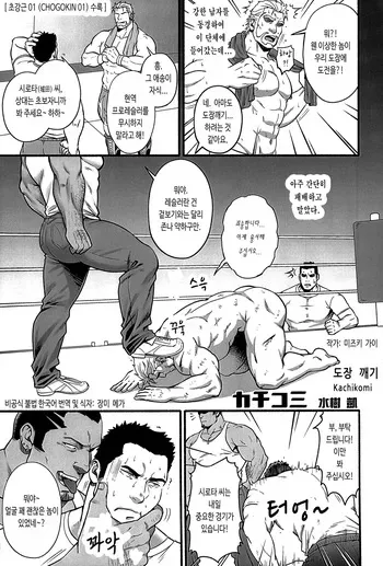 [BIGGYM (Mizuki Gai)] Kachikomi | 도장 깨기 (CHOGOKIN 01) [Korean] [장미 메가] manga cover
