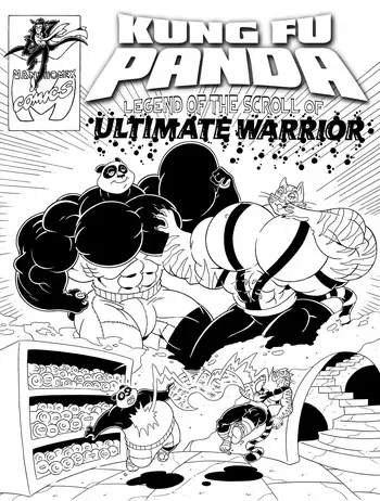 [Manthomex] Kung Fu Panda: Ultimate Warrior manga cover