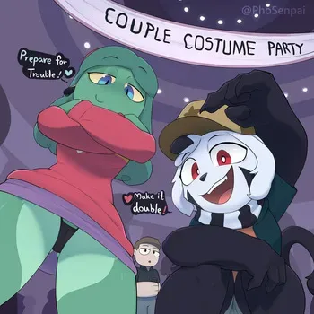 [Shiny Pea (PhoSenpai)] Just Two Rascals Sabotaging a Party manga cover