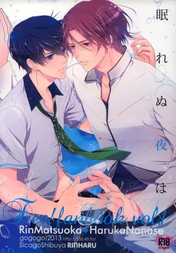 (Renai Jiyuugata! Natsu Honban) [gogogo! (Shibuya Sicago)] Nemurenu yoru wa (Free!) manga cover