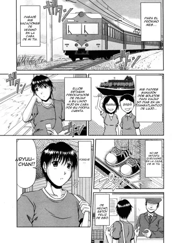 [Kai Hiroyuki] Manatsu no Hanazono Ch. 1 (COMIC Penguin Club Sanzokuban 2010-08) [Spanish] =EES manga cover