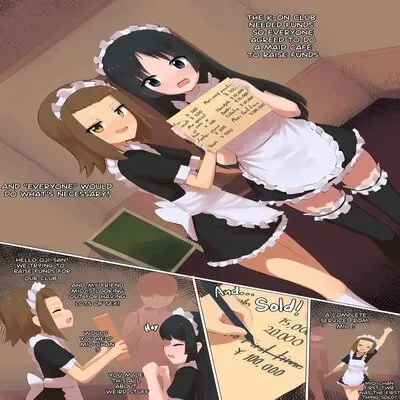 Mio Maid Service + Maid Ritsu [Doujinshi] manga cover