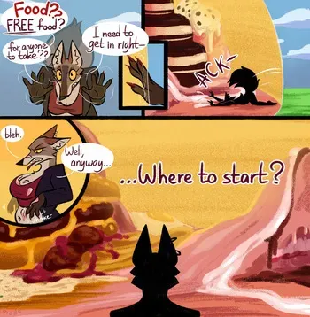 FREE FOOD by home-made manga cover