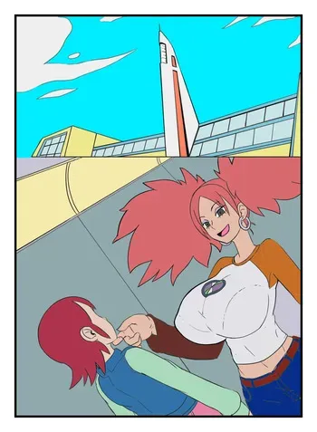 [Anythinggoes] Megaman Battle Network-Mayl VS Ms.Madd (Colorized) manga cover