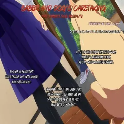 Saber and Dog’s Caretaking [Doujinshi] manga cover