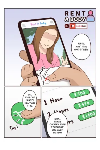 Rent A Body manga cover