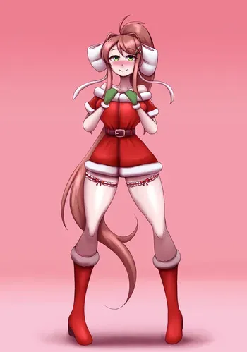 [Metachoke] Monika's White Christmas (DDLC) manga cover