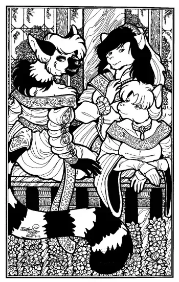 Women of Tall Tails by Daphne Lage manga cover