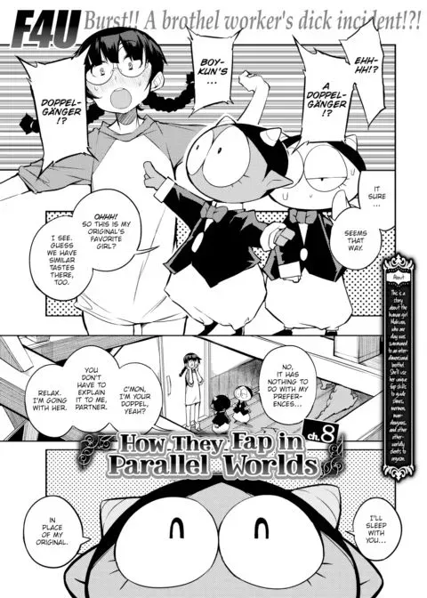 How They Fap in Parallel Worlds Ch.8 manga cover