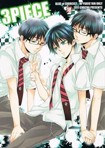 (C80) [Chacha (Akatsuki Riku)] 3PIECE (Ao no Exorcist) manga cover