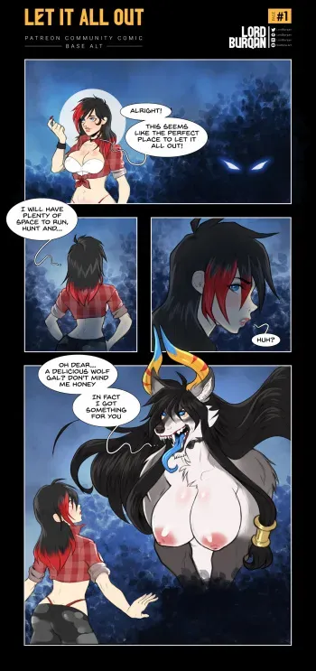 [Lordburqan] Let It All out /w Alternate Pages manga cover