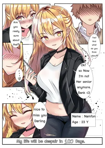 My Life Will Be Despair in 100 Days manga cover