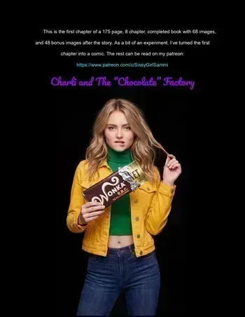 [AI Generated] Charli the the "Chocolate" Factory manga cover