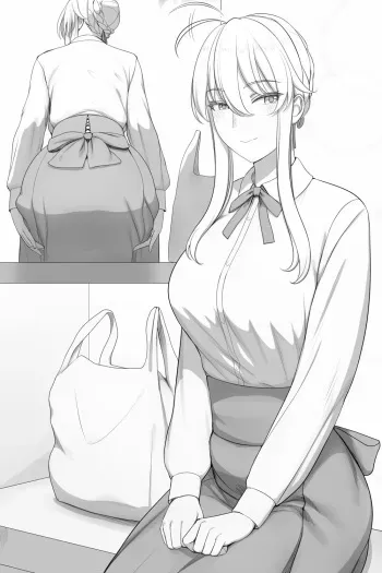 (LVL) With Artoria-nee (Fate/Stay Night) (uncensored) manga cover