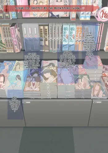 [Tsuda Hitokuchi] Scene 03 Invited By The Bookstore Clerk...♡ (Onanie no Onanie ni Yoru Onanie no Tame no CG-shuu vol. 1) manga cover