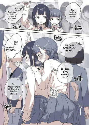 [Ayanakitori] Manin Densha de Gaman Dekinai Futanari-chan [English] manga cover