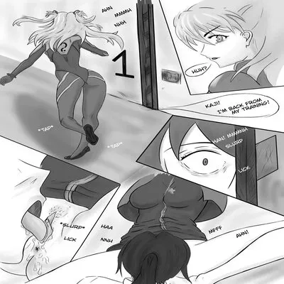 Asuka x Shinji's First Time! [Doujinshi] manga cover