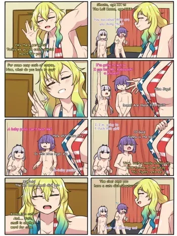 [Mythios] Kanna & Lucoa vs Shouta (Miss Kobayashi's Dragon Maid) manga cover